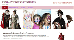 Desktop Screenshot of fantasyfrockscostumes.com